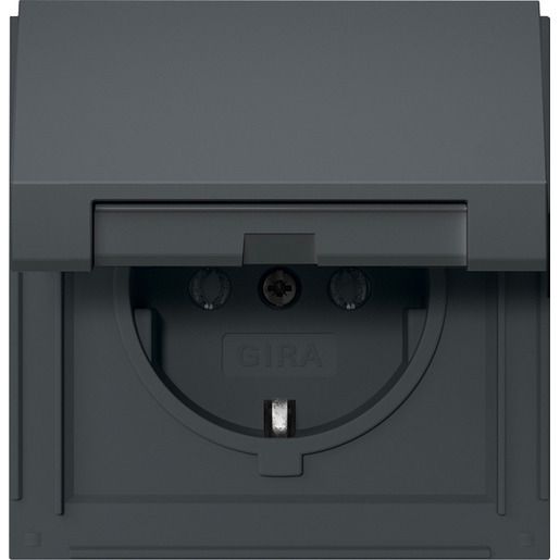 Gira SCHUKO KD TX_44 ANTHRAZIT / GIRA 445467 TX_44 445467