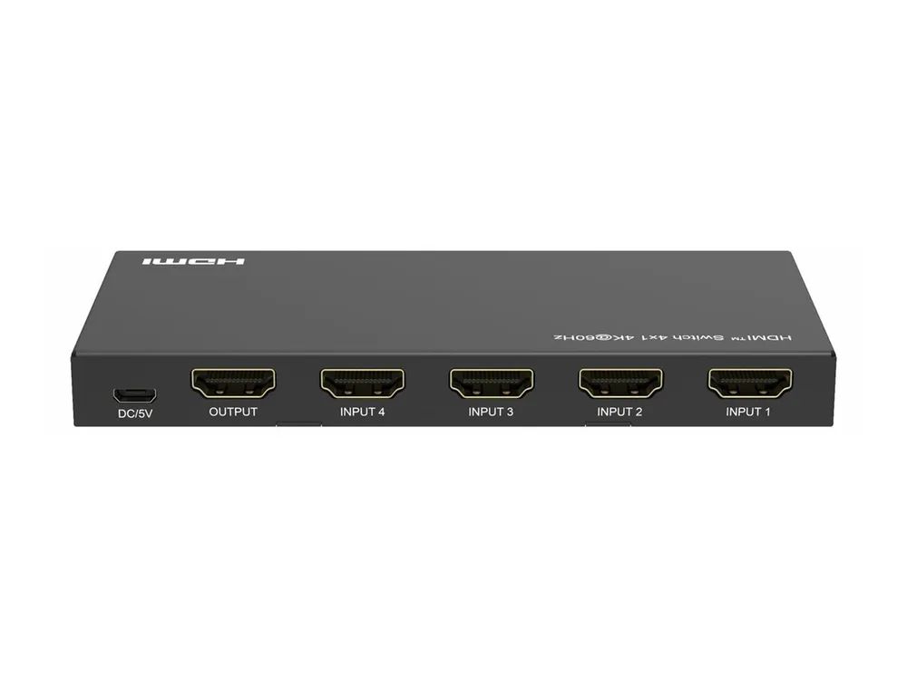 MicroConnect Switch - Fernbedienung - 4 x HDMI