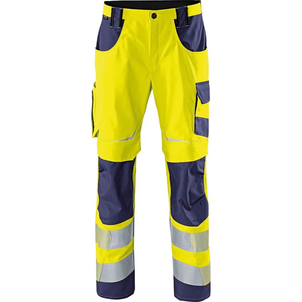 KÜBLER Warnschutzhose Reflectiq gelb/dunkelblau 46