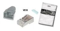 ShiverPeaks BS72057-GR-10 - RJ-45 - Grau - Cat5e/6 - Gold - 10 Stück(e)