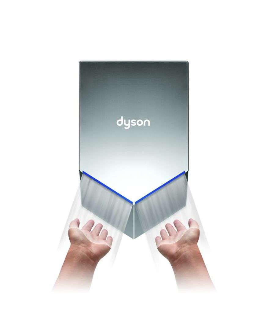 Dyson Airblade Quiet V, HU02 Sprayed Nickel B-Ware
