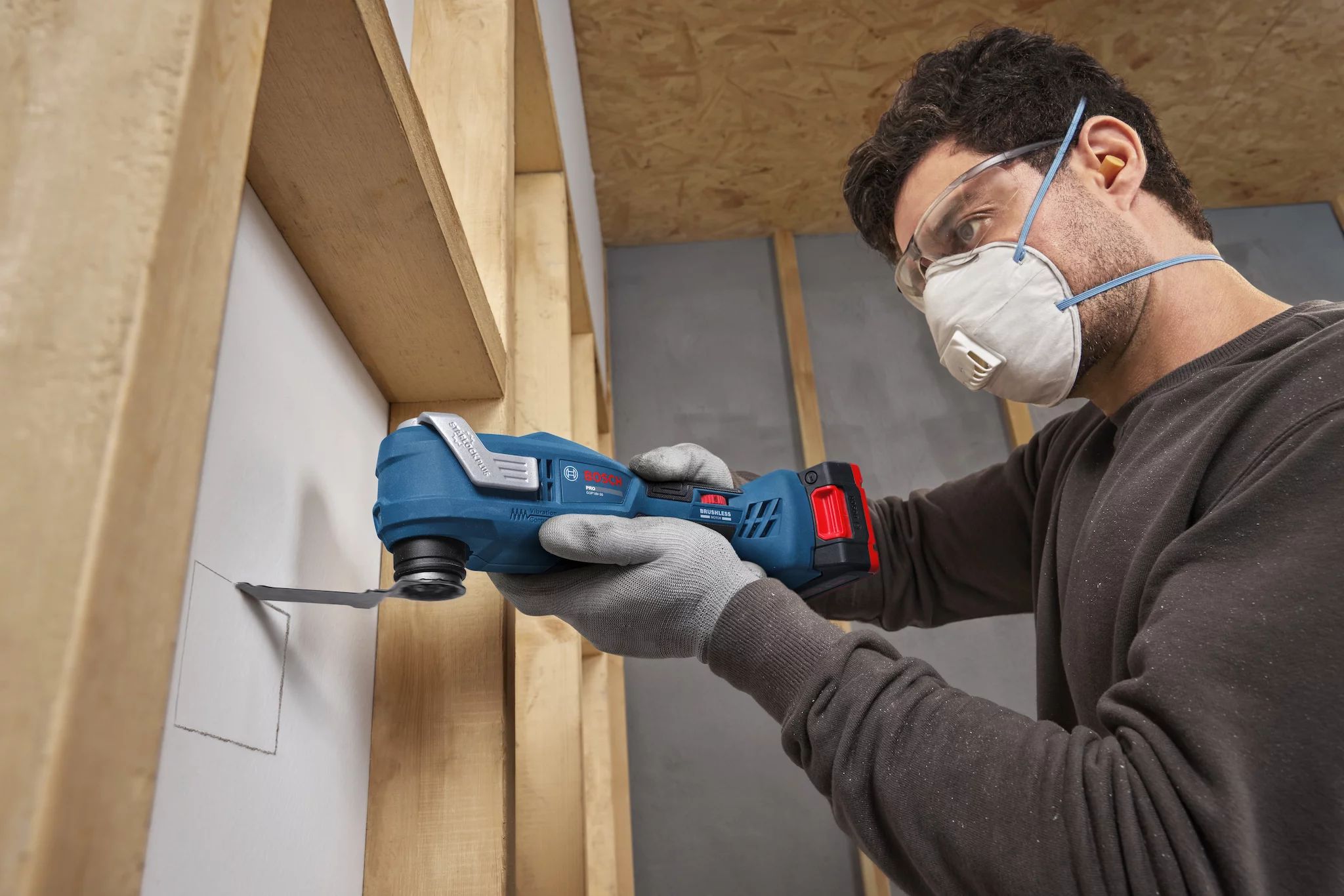 Bosch GOP18V-30 Akku-Multifunktionswerkzeug solo
