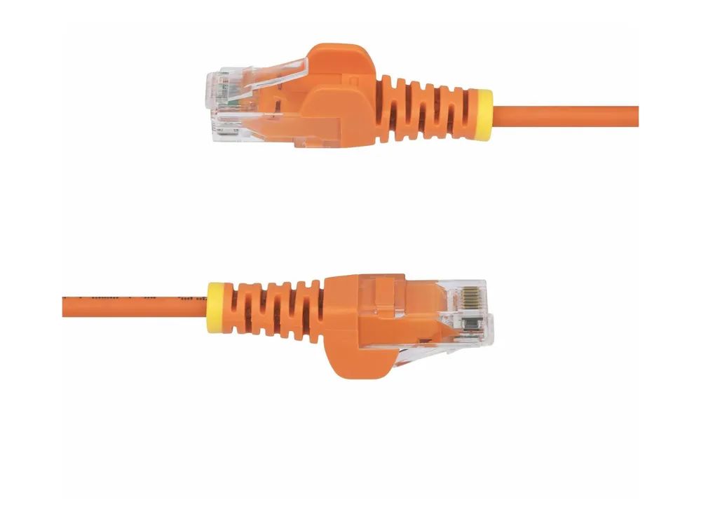 StarTech.com 15m Orange Slim CAT6 Ethernet Cable, Snagless, 28AWG, LSZH - Patch-Kabel - RJ-45 (M)