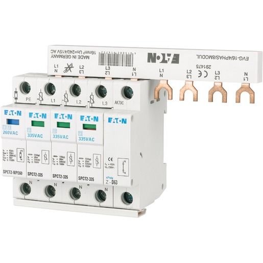 Eaton ÜBERSPANNUNGSABLEITER / EATON SPCT2-280-3+NPE/BB 167629