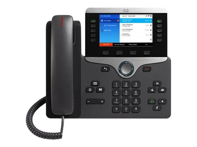 Cisco IP Phone 8861 - With Multiplatform Phone Firmware - VoIP-Telefon - IEEE 802.11a/b/g/n/ac (Wi-Fi)