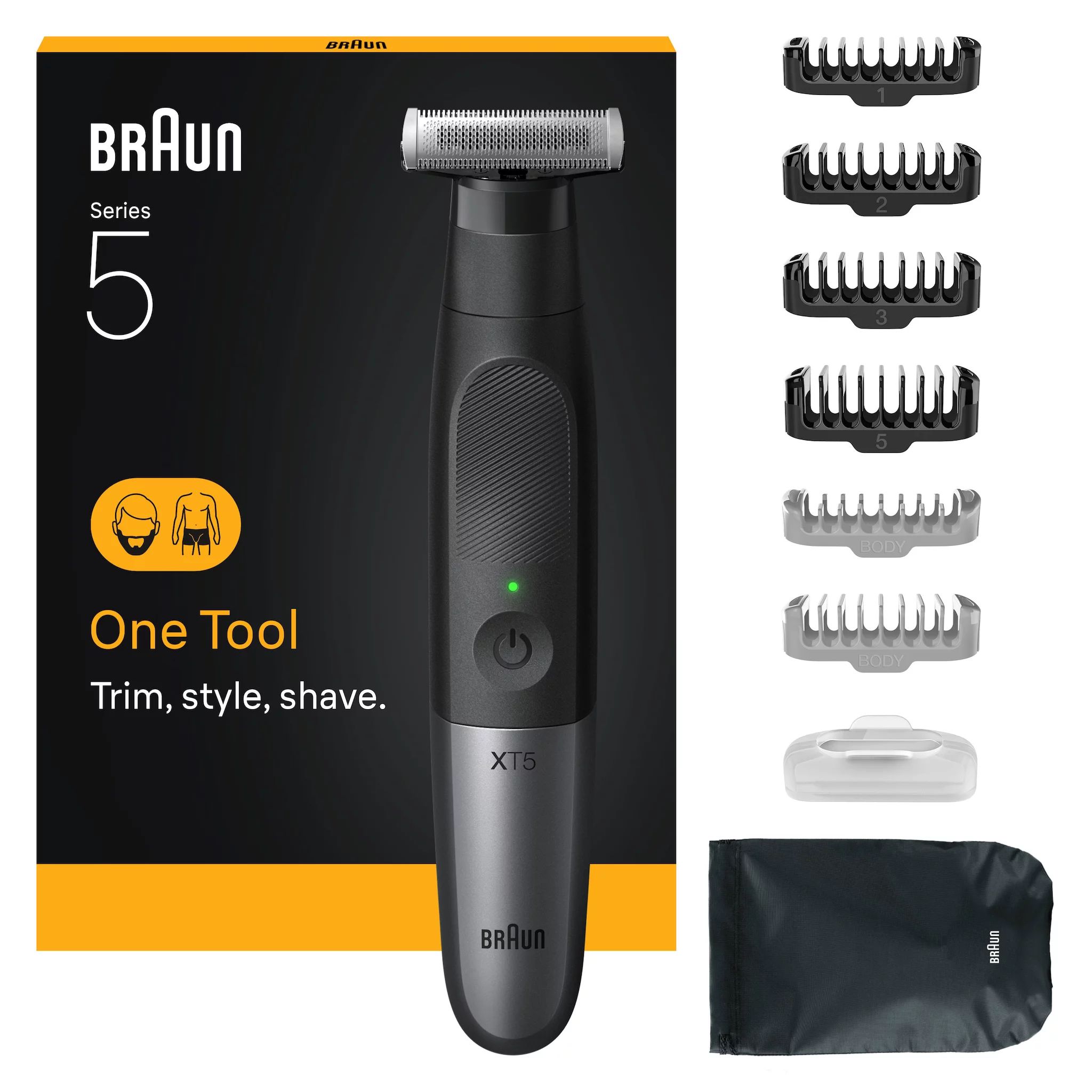 Braun Series XT5200 Face + Body + Travel