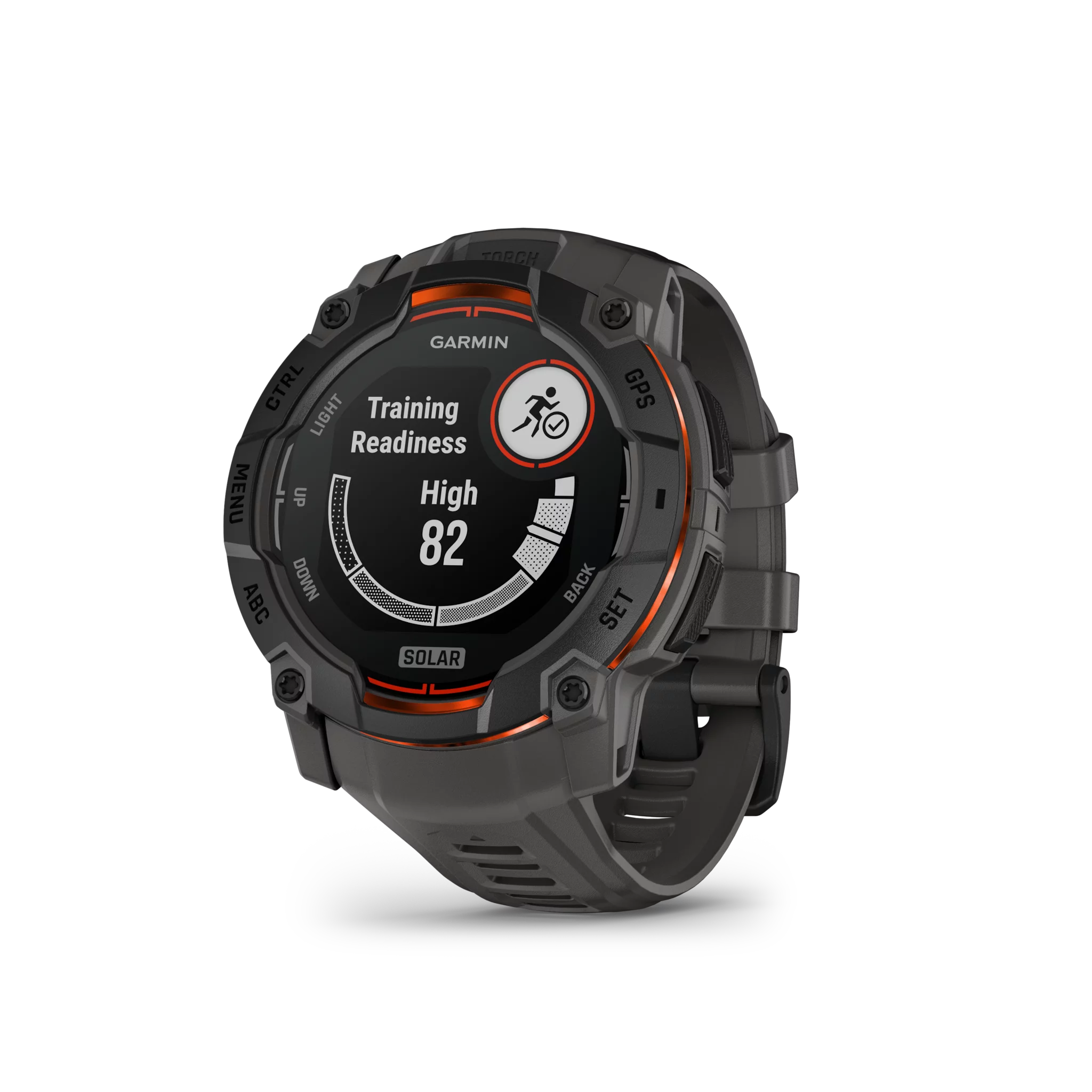 Garmin Instinct 3,50mm,Solar,Black Bezel mit Charcoal Band Open-Box