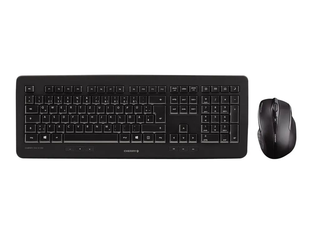 Cherry DW 5100 - Tastatur-und-Maus-Set - kabellos - QWERTZ Belgisch
