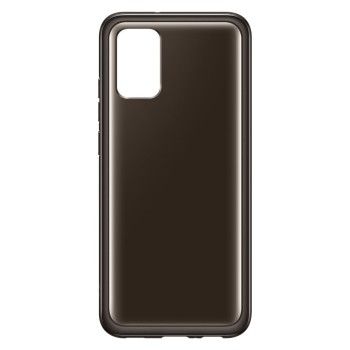 Samsung Soft Clear Cover "EF-QA026" für Galaxy A02s, Schwarz