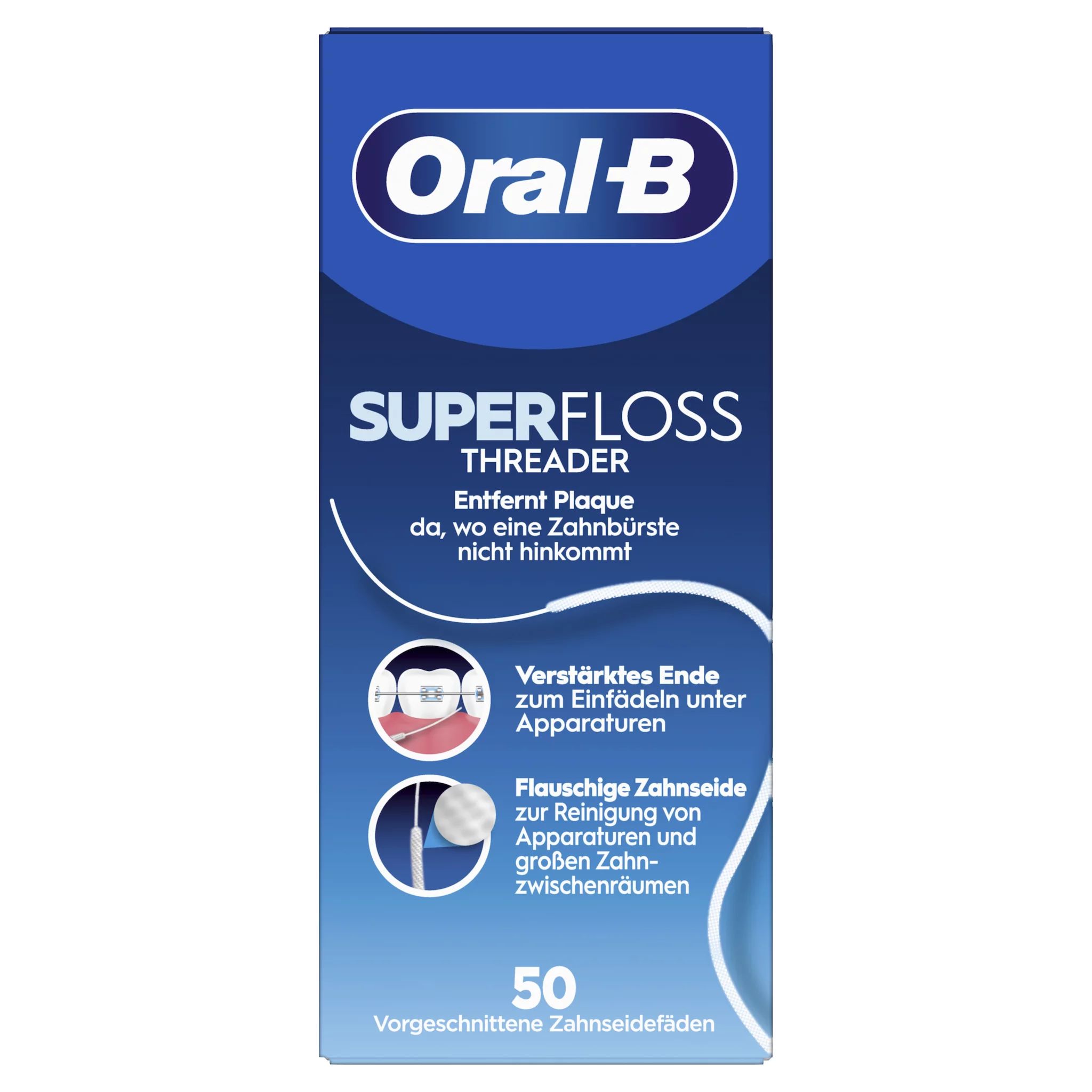 Oral-B Threader Zahnseide 50 Fäden