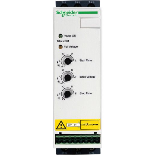 Schneider Electric SOFTSTARTER 22A/3X200-480VAC T / SCHN.E ATSU01N222LT