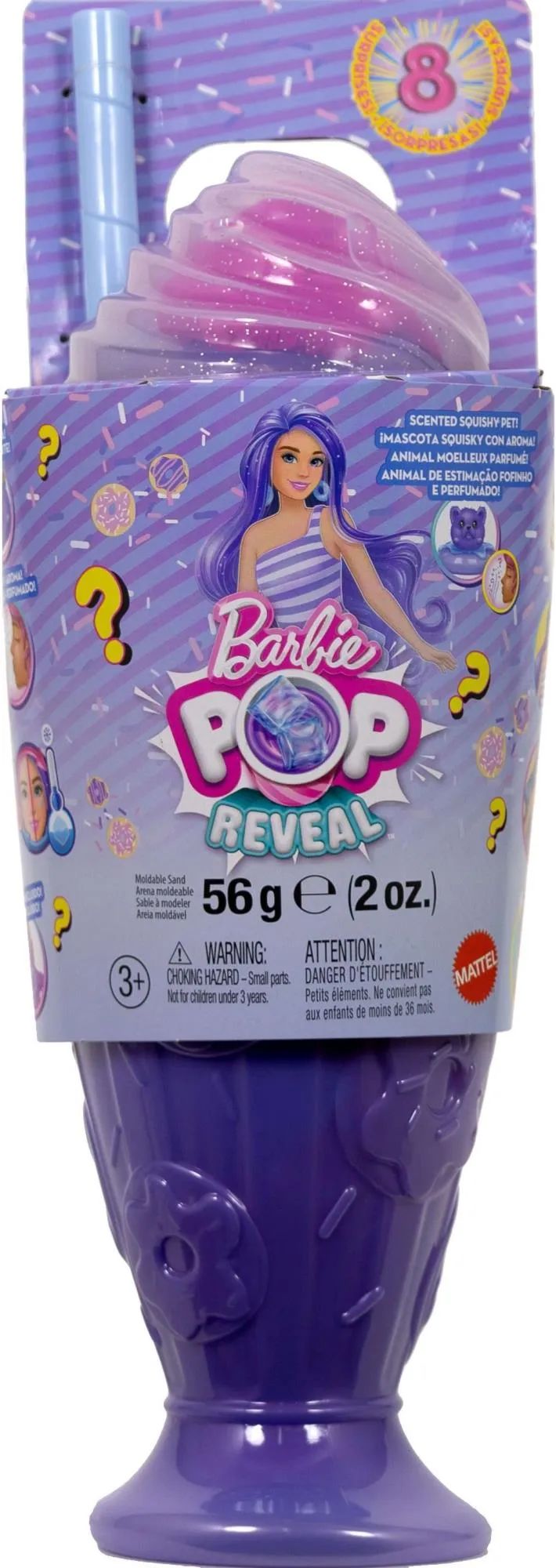 Mattel GmbH BRB Pop! Reveal Treats Serie Purple