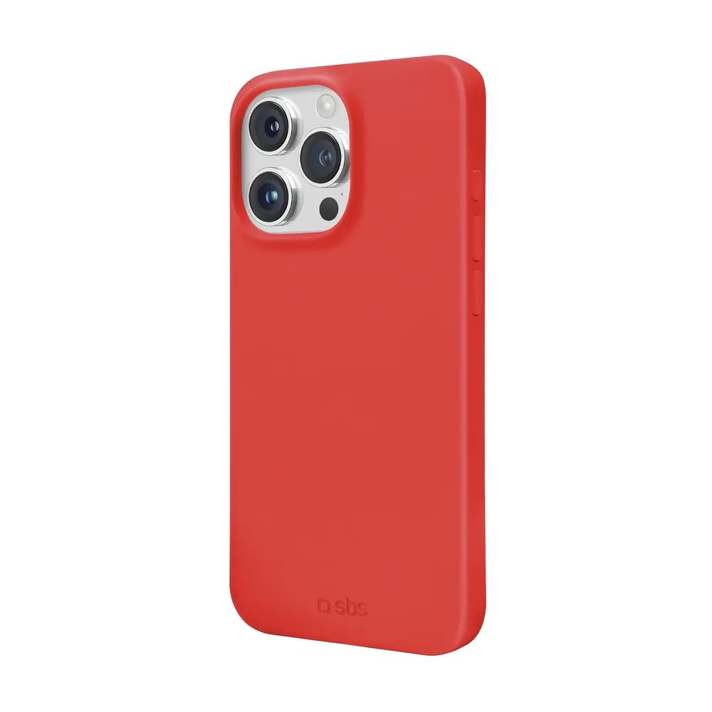 SBS INSTINCT Cover für iPhone 15 PRO, rot