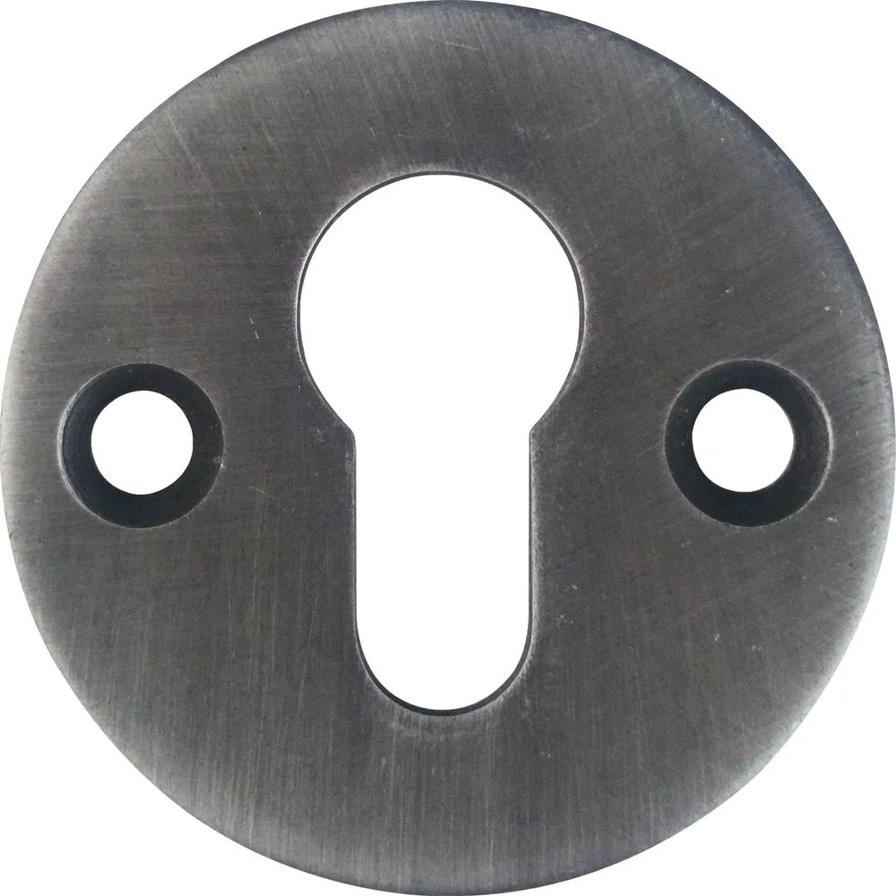 SCHÖSSWENDER Zylinderrosette PZ, Parma, ø 56 mm, Höhe 3 mm, schwarz passiviert