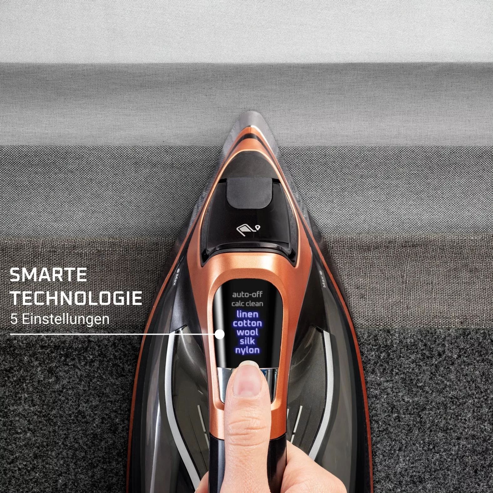 Rowenta DW9510 Dampfbügeleisen Steamforce Pro - Schwarz/Kupfer