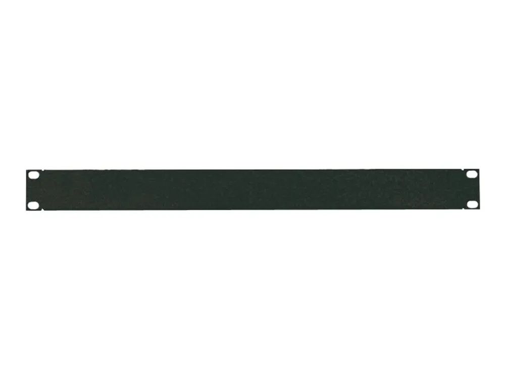 LogiLink Rack - Leerkonsole - RAL 9005, Schwarz - 1U - 48.3 cm (19")