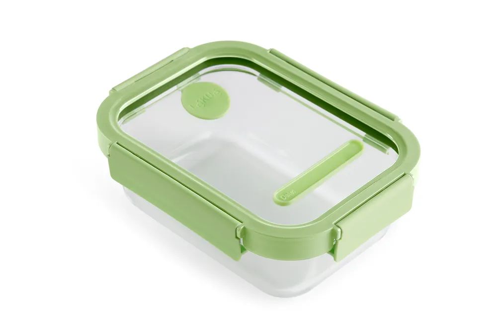 Lékué Rechteckiges Vorratsglas, 1050 ml - Green