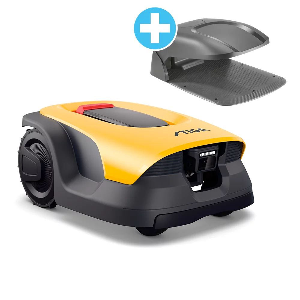 STIGA Vista A 15v + Abdeckung der Roboterladestation, kleine Plattform - SET