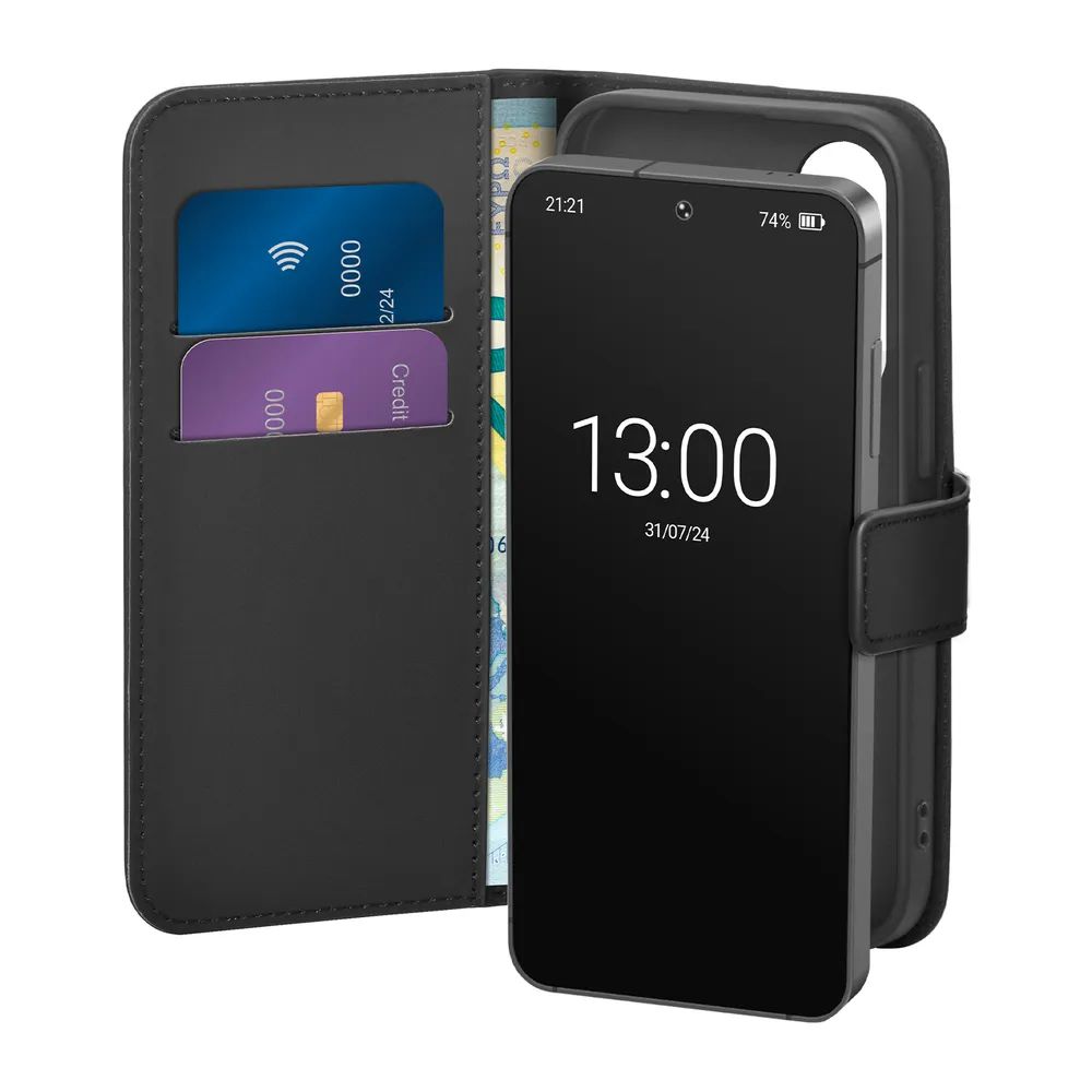 PURO WALLET STAND Bookcase für Galaxy S26, schwarz