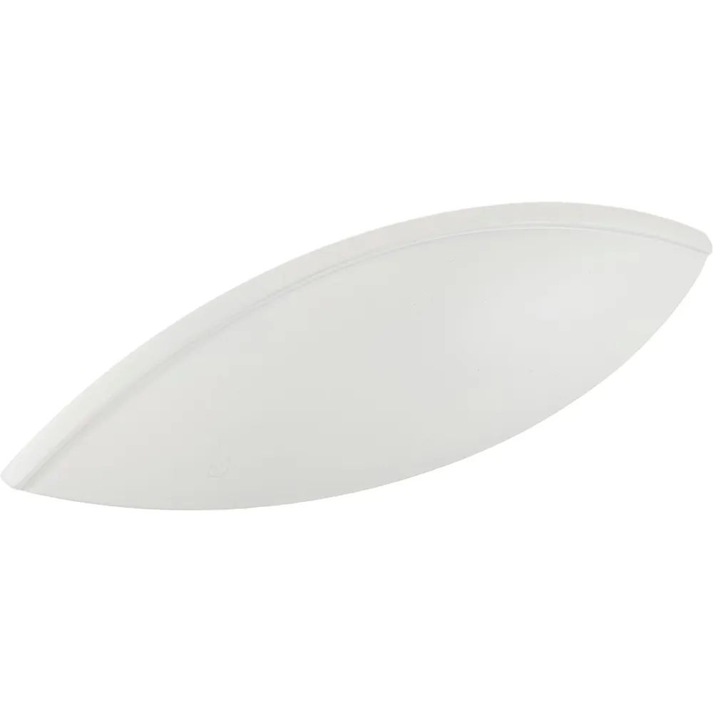 alles im griff GmbH Ulrike Brandstetter Muschelgriff Moss zum Aufschrauben, Breite 126 mm, Zinkdruckguss weiß matt
