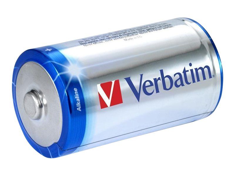Verbatim Batterie 2 x D - Alkalisch
