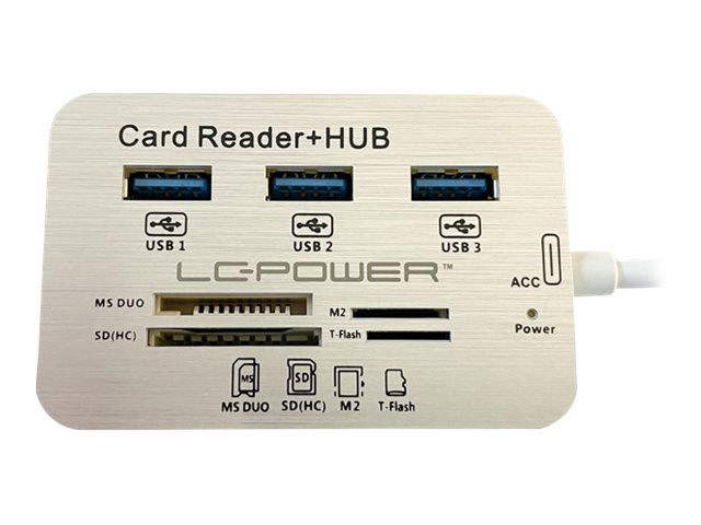 LC-Power LC-HUB-C-CR - Hub - 3 x SuperSpeed USB 3.0