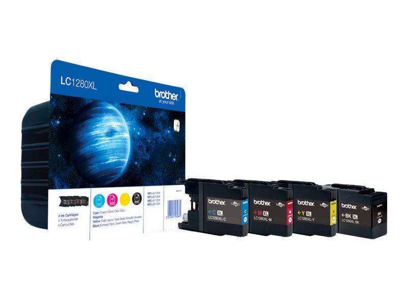 Brother LC1280XLVALBP - 4er-Pack - mit hoher Kapazität