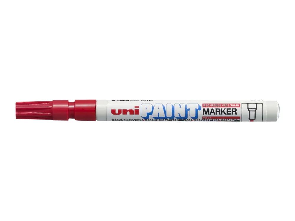 rOtring Uni PAINT PX-21 - Marker - permanent - Rot - ölbasierte Tinte