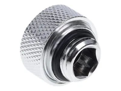 Alphacool Eiszapfen HardTube 16mm - Kompressions-Montageteile für Flüssigkeitskühlsystem - Chrom (Packung mit 6)