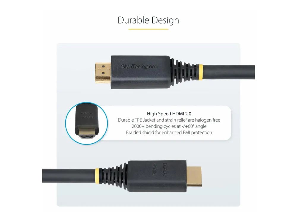 StarTech.com 10m (32.8ft) Active High Speed HDMI Cable, 4K60Hz