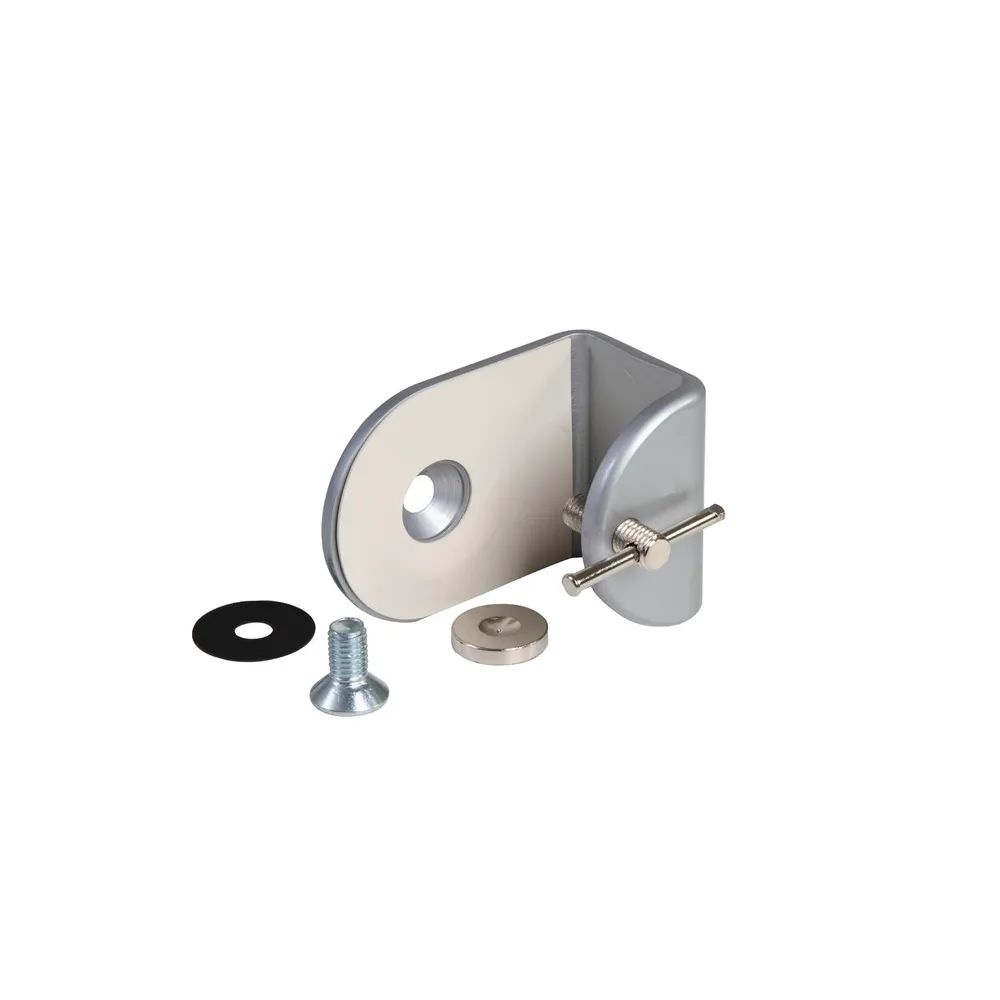 Confurn Export GmbH CONFURN Klemmbefestigung Quatro, Zinkdruckguss silber lackiert (RAL 9006)