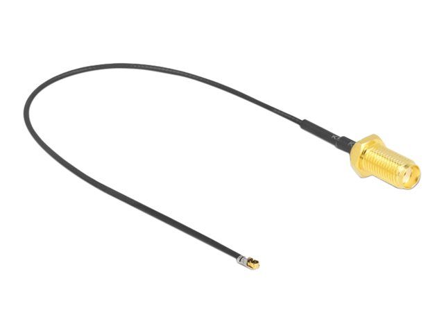 Delock Antennenkabel - SMA (W) Bulkhead zu MHF 4L LK (M)