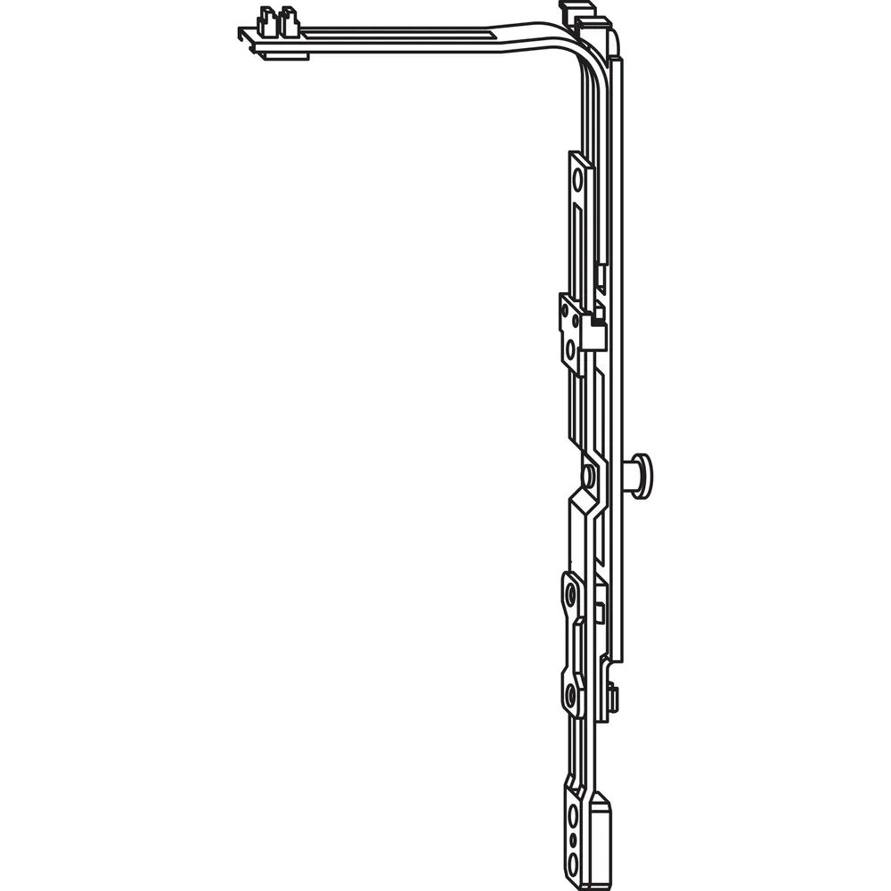 ROTO NT/NX Eckumlenkung Axer 1V-Zapfen silber