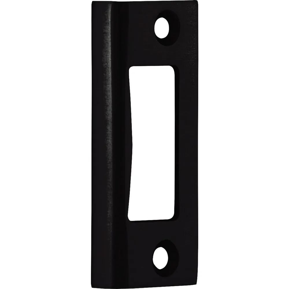 Dorma-Glas Winkelschließblech 10.401, Falztiefe 24 mm, Aluminium schwarz matt