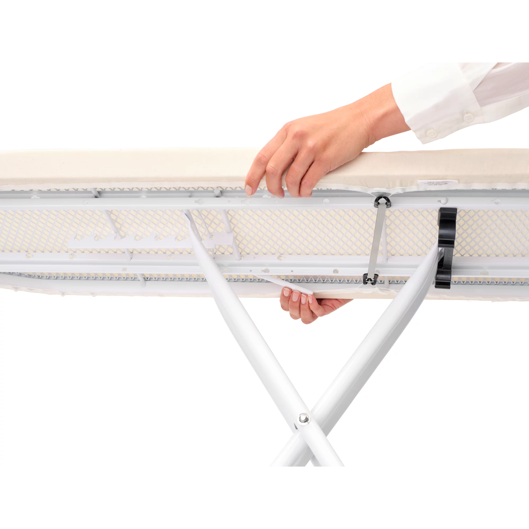 Brabantia Bügeltisch B, 124x38cm, Dst-Ablage Solid - Fresh Breeze