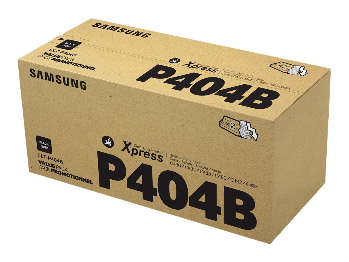 HP Samsung CLT-P404B - 2er-Pack - Schwarz - Original - Tonerpatrone (SU364A)
