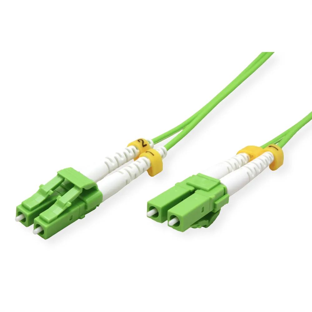 ROLINE LWL-Kabel 50/125µm OM5, LC/LC, LSOH, Low-Loss-Stecker, grün, 7 m