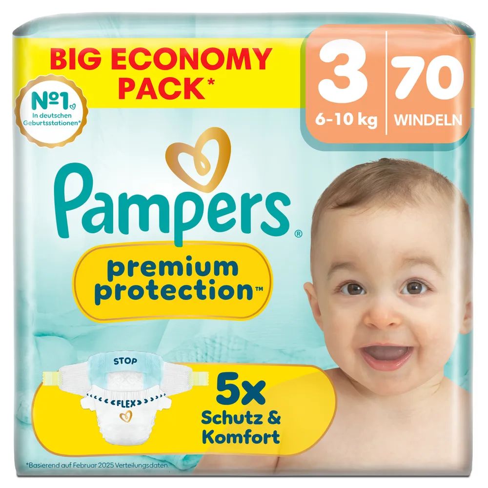 Pampers Premium Protection Gr.3 Midi 6-10kg Big 
