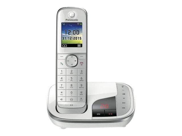 Panasonic KX-TGJ320GW - Schnurlostelefon - Anrufbeantworter mit Rufnummernanzeige
