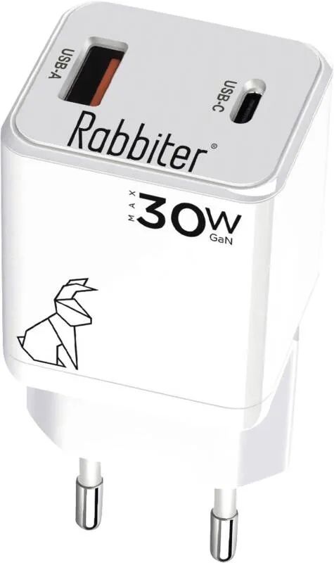 Rabbiter Power 30W Mini Dual-Charger CA