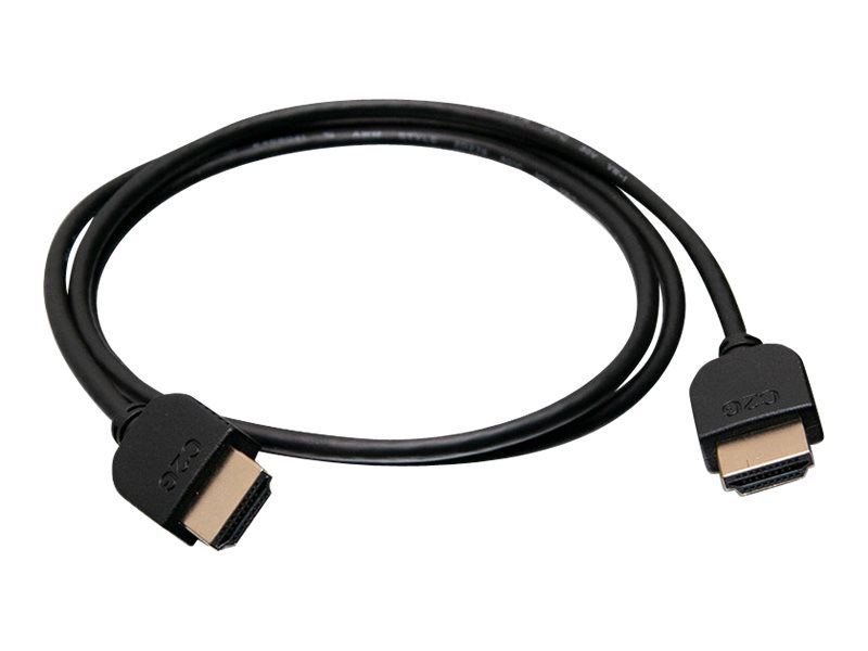 C2G 2ft 4K HDMI Cable - Ultra Flexible Cable with Low Profile Connectors