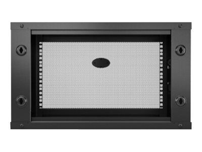APC NetShelter WX AR106SH4 - Gehäuse - geeignet für Wandmontage - Schwarz - 6U - 48.3 cm (19")