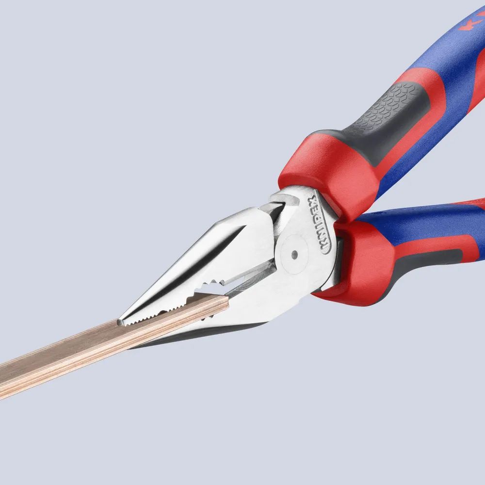 KNIPEX Spitz-Kombizange mit Comfort-Griffen verchromt 192 mm
