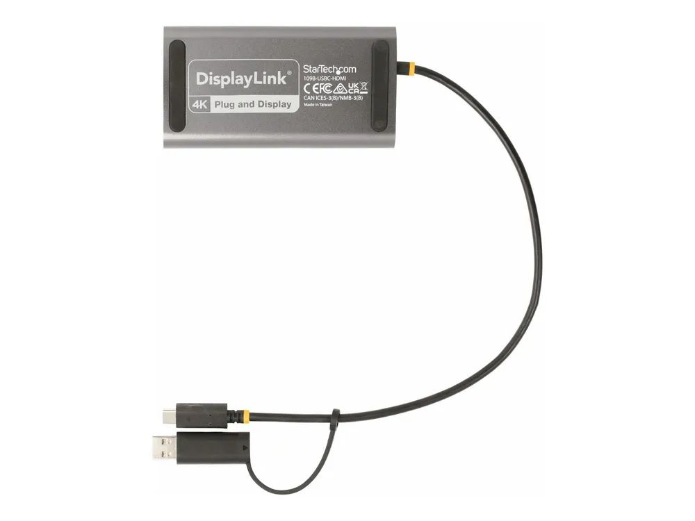 StarTech.com USB-C Dual HDMI Adapter - USB-C/USB auf 2x 4K HDMI