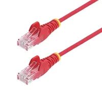 StarTech.com Red Slim Cat6 Ethernet Cable - Kabel - Netzwerk