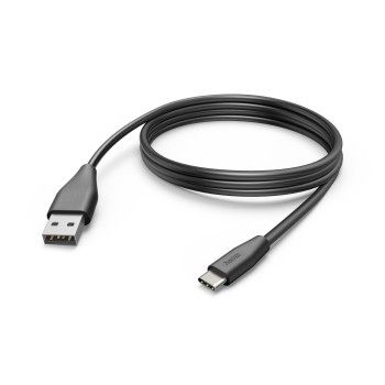 Hama Ladekabel, USB-C - USB-A, 3 m, Schwarz