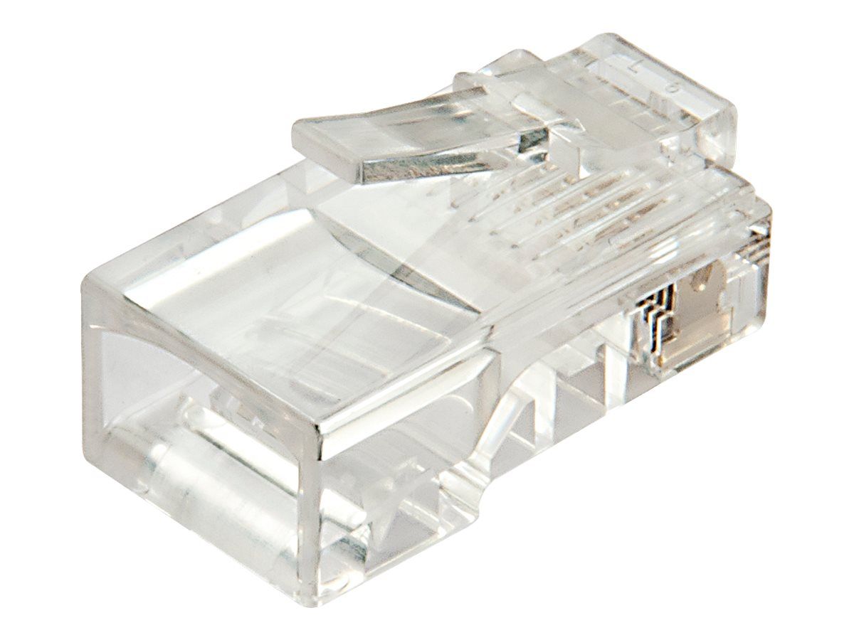 Lindy Netzwerkanschluss - RJ-45 (M) - UTP - CAT 5e - durchsichtig - (Anzahl pro Packung: 10)