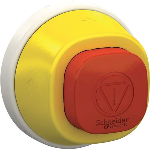 Schneider Electric BEL.NOTAUS FRON 24V 2LED WS/RT / SCHN.E ZB5AS84W3B