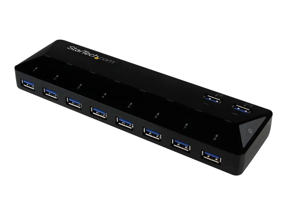 StarTech.com 10 Port USB 3.0 Hub mit Lade- und Sync Port