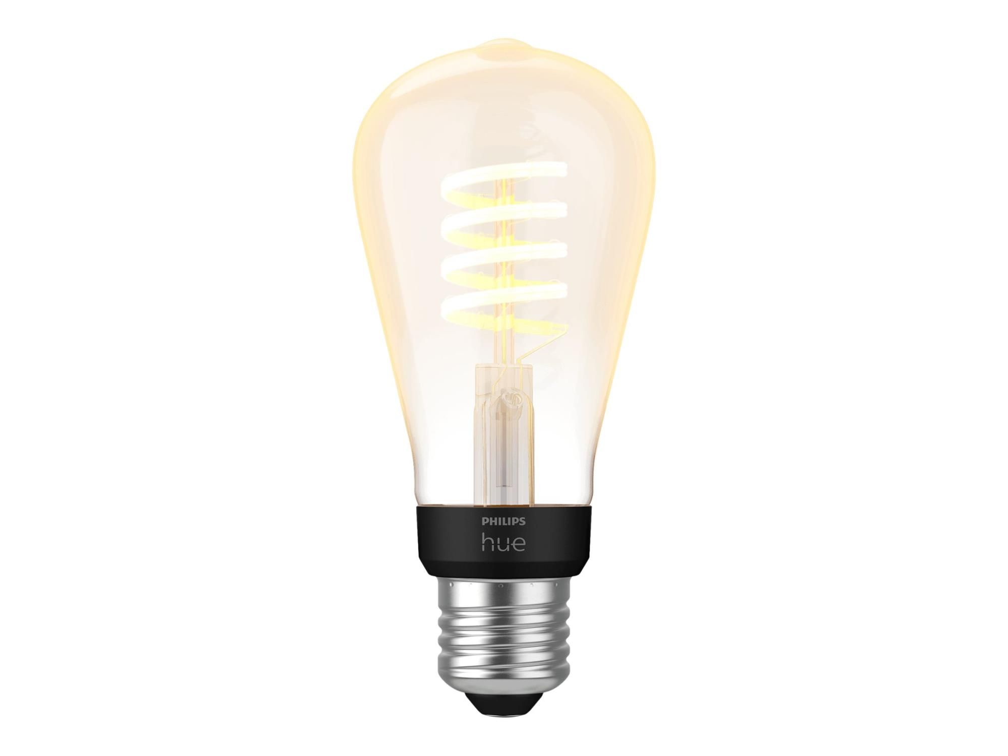 Philips Hue White ambiance - Glühbirne mit LED-Filament - Form: ST64 - klar Finish - E27 - 7 W (Ents